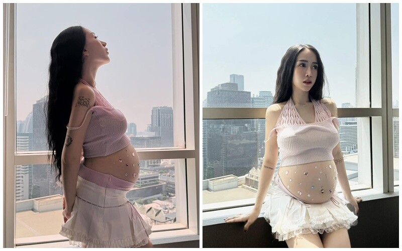 Joyce Phạm cho biết để đảm bảo an toàn cho mẹ và con, cô tránh xa các thực phẩm không tốt cho thai kỳ như đồ ăn tái sống, rượu bia, cà phê quá nhiều, giúp em bé phát triển khỏe mạnh từ trong bụng mẹ.
