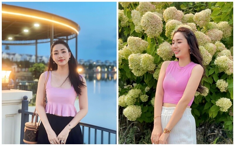 Chỉ chưa đầy một tháng sau khi sinh con thứ hai, cô đã xuất hiện tại một buổi tiệc cùng chồng. Hành trình lấy lại vóc dáng sau sinh của Ngô Trà My không chỉ là kết quả của việc chăm sóc bản thân mà còn nhờ vào sự hỗ trợ và đồng hành từ bạn đời.
