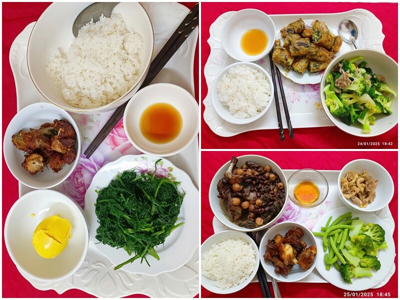 Đặc biệt, bố mẹ chồng luôn tránh nấu món gây lạnh bụng hay khó tiêu – điều quan trọng với sản phụ sau sinh. Thay vào đó là những món như cháo chim bồ câu, trứng gà ta luộc, hay canh rau ngót nấu thịt bằm.