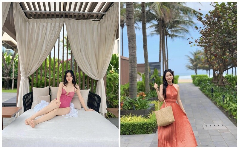 Vẻ đẹp hoàn hảo của bà mẹ 2 con sau sinh với vòng eo thon gọn, săn chắc khiến nhiều mẹ bỉm sữa ao ước.