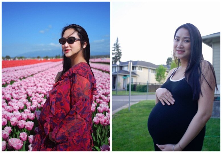 Yến Phương xinh tươi trong lần mang bầu thứ 2.