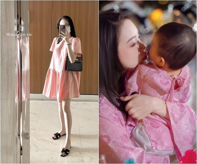 Linh Rin hiếm hoi để lộ khoảnh khắc bầu bí, sau khi sinh con cô cũng không công khai diện mạo bé.