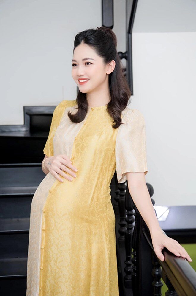 Hình ảnh 1 ngày trước khi Thanh Tú sinh con thứ 2.