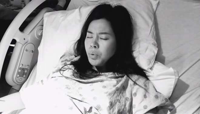 Lần đầu sinh con ở Mỹ của Vũ Ngọc Ánh.