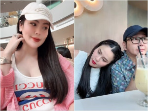 "Hoa hậu nhà 200 tỷ" có bầu với NSƯT Vũ Luân: Ăn hết nửa con gà, không có chồng là ăn ngủ không ngon