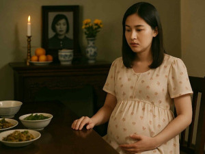 Mang bầu về ra mắt, tôi lặng người khi thấy bức ảnh trên bàn thờ nhà chồng