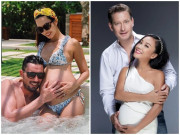 Bà bầu - Người đẹp Việt lấy chồng Tây: Người sinh con thứ 2 ngày càng bốc lửa, người hạnh phúc viên mãn