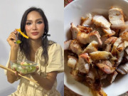 Bà bầu - H’Hen Niê mang thai ăn đủ món từ đặc sản đến dân dã, chồng dậy từ 4h sáng chưng cả "thau yến" cho vợ bầu