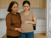 Bà bầu - Mừng vì con gái lấy chồng giàu lại có bầu ngay, nhưng khi đến thăm tôi mở tủ lạnh rồi chết lặng dắt con về