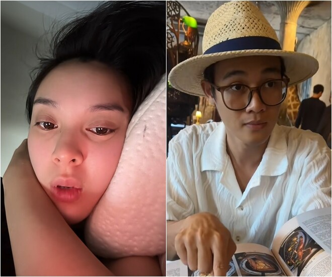 Quỳnh Lương tố chồng vô tâm chỉ vì để cô ngủ nhiều.