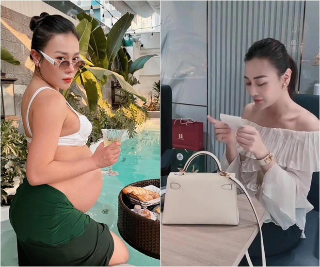 Phương Oanh đã vật vã với những cơn nghén dai dẳng.