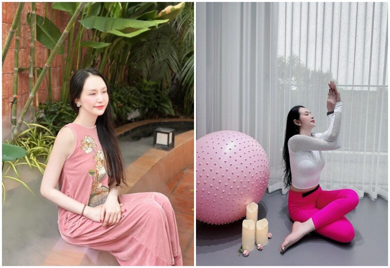 Bà mẹ 3 con tìm đến yoga và cuộc sống lành mạnh để giữ gìn nhan sắc.