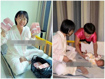 Nàng dâu may mắn được mẹ chồng tặng gần 2 tỷ đồng, tự tay ngâm chân cho con dâu sau sinh