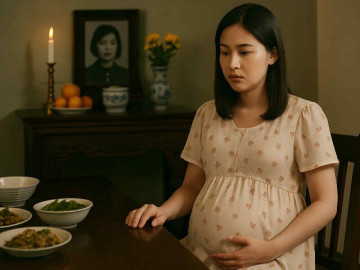 Mang bầu về ra mắt, tôi lặng người khi thấy bức ảnh trên bàn thờ nhà chồng