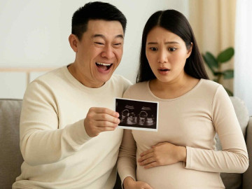 Đi khám thai về chồng nhìn tờ kết quả rồi cười phá lên, còn tôi chết lặng không nói nên lời