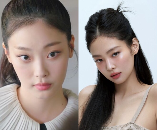 Nhan sắc có phần từa tựa của Choi Hee Jin và “Chanel sống” Jennie 