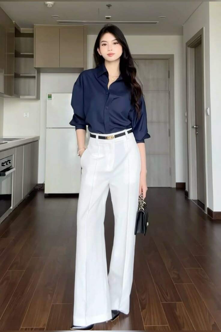 Bạn cũng không nhất thiết phải chọn tông trắng truyền thống, các màu pastel, be, xanh nhạt hay các sắc trung tính đều có thể sử dụng nếu tổng thể hài hòa, sạch sẽ và tinh tế.