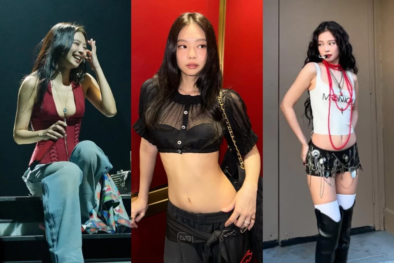 Dễ thấy dù diện bất kỳ kiểu trang phục nào, Jennie đều theo đuổi 4 nguyên tắc trên để cân bằng tỉ lệ cơ thể 