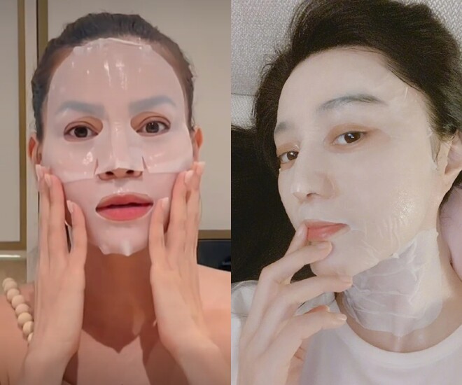 Đắp mặt nạ thật sự có tác dụng, bằng chứng là nhiều sao Việt và quốc tế đều duy trì thói quen này 