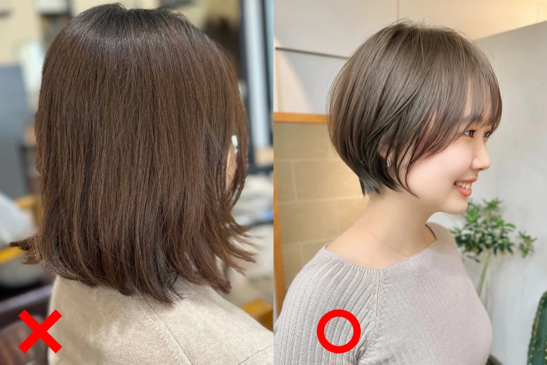 Không cần phải giải thích quá nhiều thì chị em cũng thấy rõ kiểu tóc nào sẽ cứu phần nhìn tươi trẻ hơn 