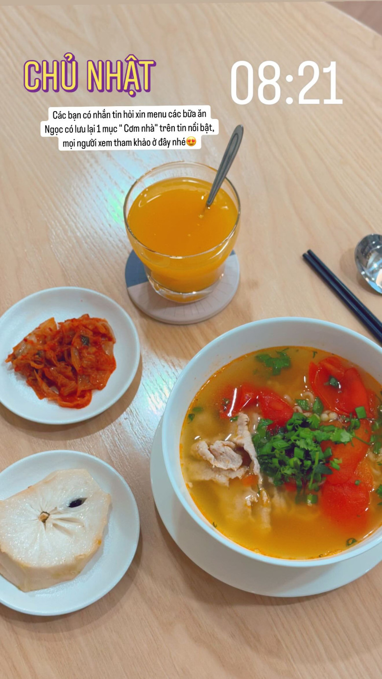 Soi bữa ăn trước và sau sinh của Mai Ngọc, đầy đủ món ngon nhưng luôn theo công thức amp;#34;1 nước - 1 mốc giờamp;#34; giữ dáng đẹp - 4