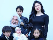 Bà bầu - Vợ trẻ kém 32 tuổi của đạo diễn nổi tiếng bị “bóc phốt” ảnh thật sau sinh, nhan sắc ngoài đời gây ngỡ ngàng