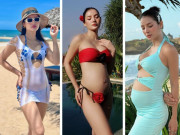 Bà bầu - Nữ diễn viên mang bầu sexy nhất showbiz Việt, vừa sinh con thứ 3 xong vội triệt sản