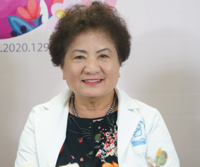 Bác sĩ sản phụ khoa Lê Thị Kim Dung, nguyên Trưởng khoa Sản (Bệnh viện Đa khoa Nông nghiệp).