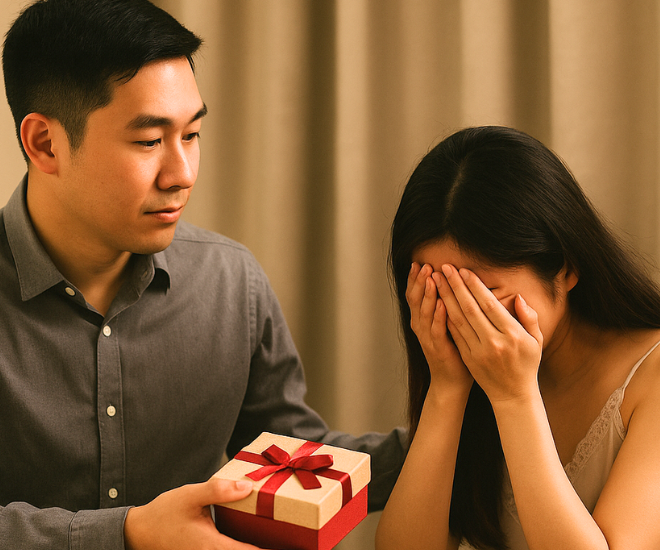 Tôi tặng vợ món quà bất ngờ.