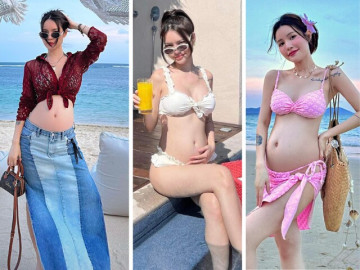 Gái xinh lấy chồng trẻ, bầu lần nào cũng đẹp ná thở với body cực phẩm