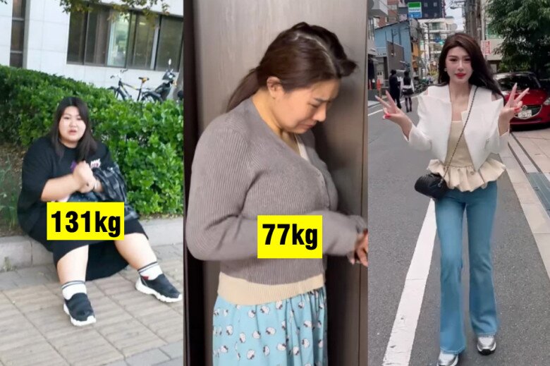 Sự kiên trì luyện tập và duy trì chế độ ăn hợp lý giúp cô gái không cần kiêng khem nghiệt ngặt vẫn có thể giảm cân.