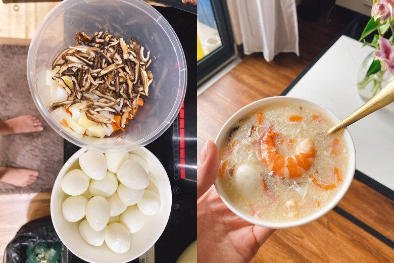 Có mẹ là vận động viên kiêm huấn luyện viên thi đấu nên các bữa ăn của Huệ Anh cũng rất khoa học.