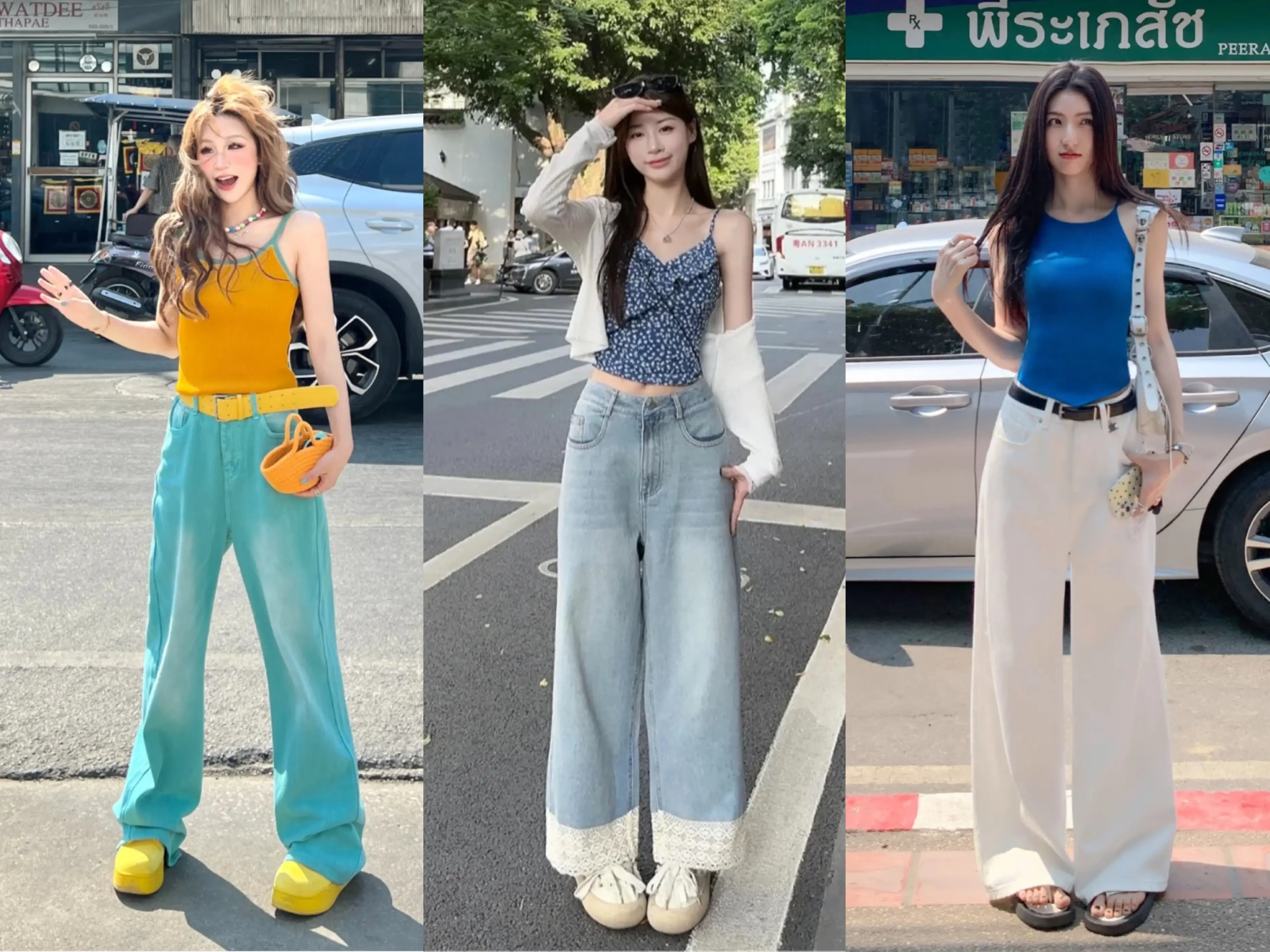 Áo 2 dây ngắn giúp chị em khoe vẻ gợi cảm một cách tinh tế.