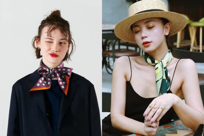 Kiểu quấn khăn làm áo của Jennie.