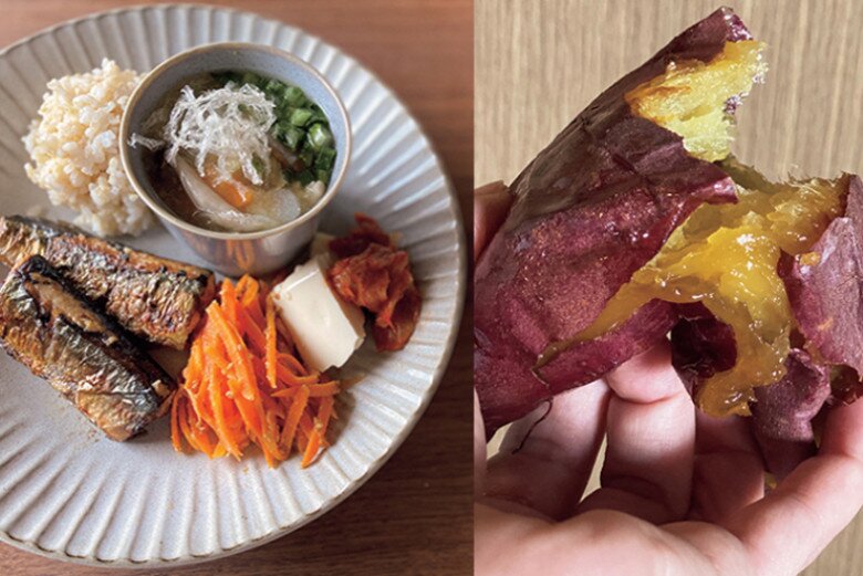 Người phụ nữ áp dụng chế độ ăn nhiều rau, bớt tinh bột để giảm cân.