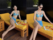 Đẹp - Tròn 1 tuần tham gia Miss World, Ý Nhi lần đầu tiên mặc bikini khoe body hút mắt nhưng fan hâm mộ lại thấy lo