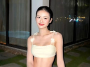 Đẹp - Hoa hậu Ý Nhi khoe body với bikini khoét hông cao