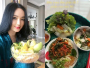 Đẹp - Hoa hậu Đền Hùng Giáng My ở biệt thự 1000m2 ăn đơn sơ toàn rau với tô hoa quả duy trì vẻ đẹp không tuổi