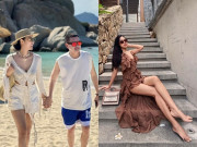 Đẹp - Hậu sinh nở, vợ kém 37 tuổi của Quang Minh lấy lại vóc dáng thon thả, chuẩn "gái 1 con mòn con mắt"