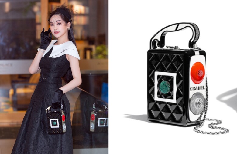 Người đẹp từng xách chiếc túi lấy cảm hứng từ đèn giao thông cùng mức giá 19.000 USD (hơn 440 triệu đồng). 