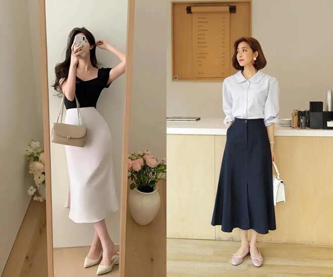 Những cô nàng thanh lịch luôn biết cách phối váy áo hợp lý, giúp họ đạt được vẻ ngoài mong muốn.