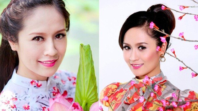 Lối trang điểm của cô cũng thay đổi theo hướng tối giản, nhẹ nhàng hơn. Thanh Thúy từng mê son đậm, đánh khối kỹ khiến gương mặt “cứng” hơn tuổi.