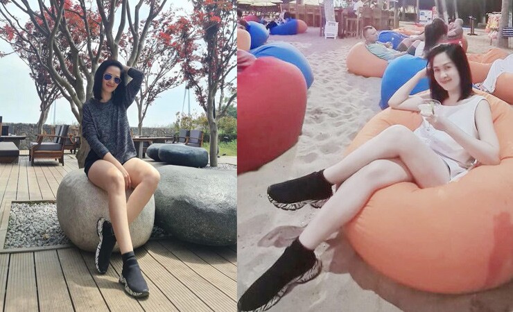 Phong cách thời trang ngoài đời của Thúy Hằng trẻ trung, năng động, tôn vóc dáng gọn gàng.