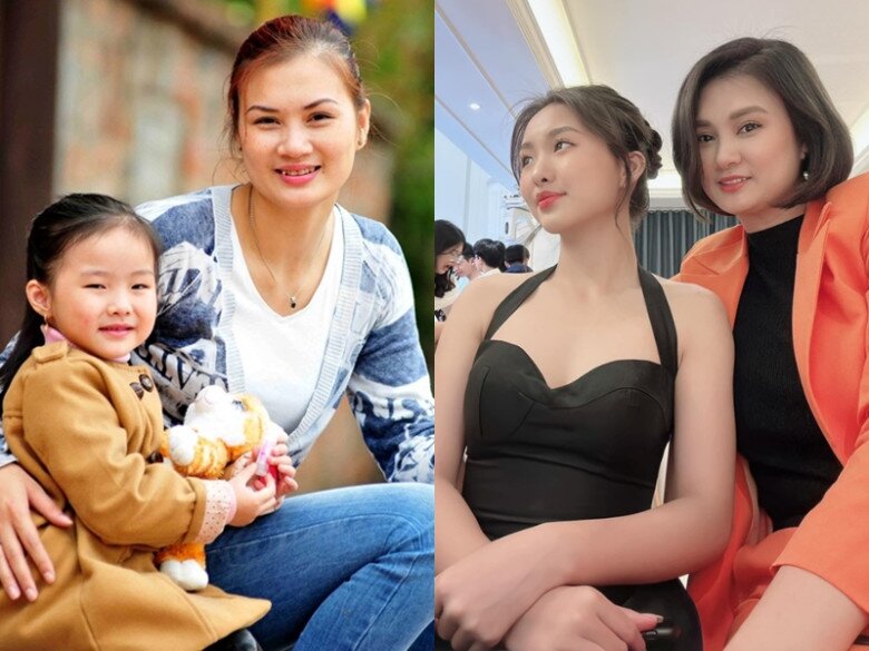 Con gái cưng của Kim Huệ xưa nhỏ xinh, nãy đã lớn phổng phao, ra dáng mỹ nhân.