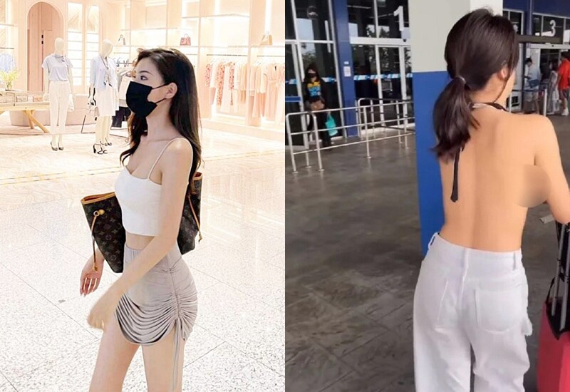 Kỳ nghỉ lễ cận kề, sân bay trở thành "sàn diễn" đông đúc khi chị em nô nức lên đồ du lịch; tuy nhiên, không ít người lại chọn trang phục quá hở hang, khiến ai nhìn cũng "muốn độn thổ".