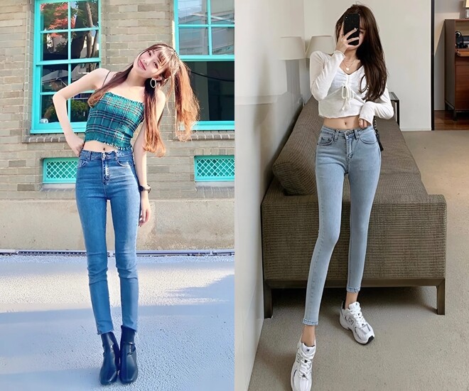 Quần skinny jeans đang dần quay trở lại hè này.
