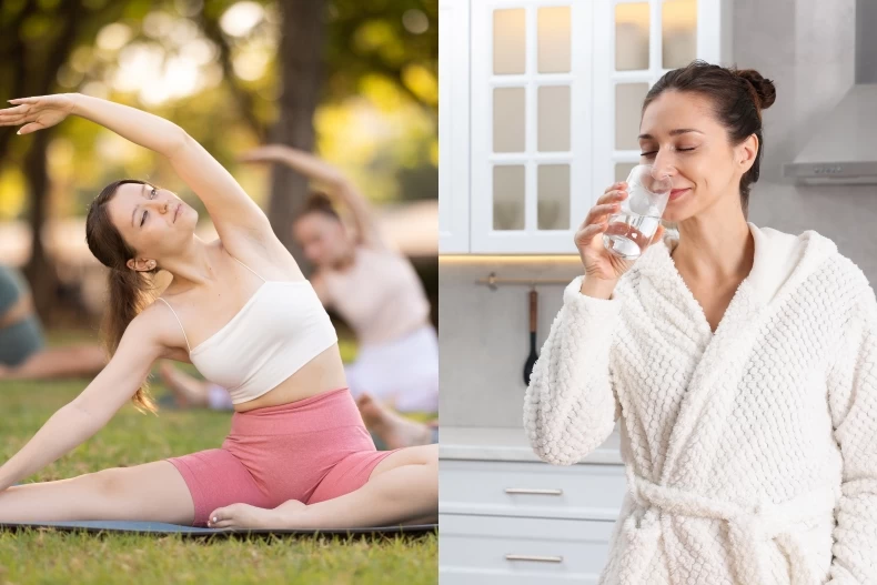 Ngày nhịn ăn, bạn nên đảm bảo uống đủ nước và tránh vận động nặng.