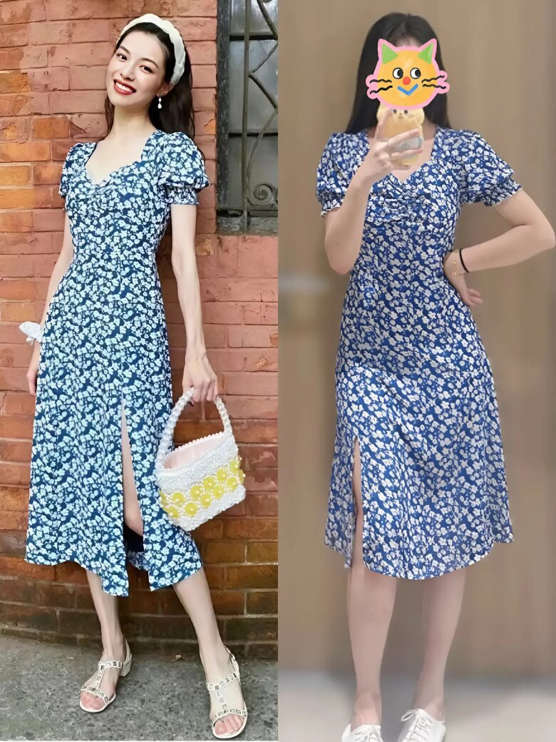 Cách phối đồ với chân váy hoa.