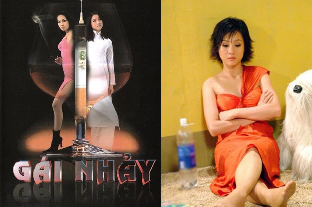 Năm 2002, Mỹ Duyên tham gia phim Gái nhảy của Lê Hoàng. Vai diễn cô gái làng chơi chết vì ma túy và HIV/AIDS của chị được đánh giá cao.