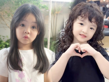 Tiểu công chúa nhà sao Việt hóa mỹ nhân với tóc xinh: Bé được khen có "tướng hoa hậu", bé sao y bản chính của mẹ